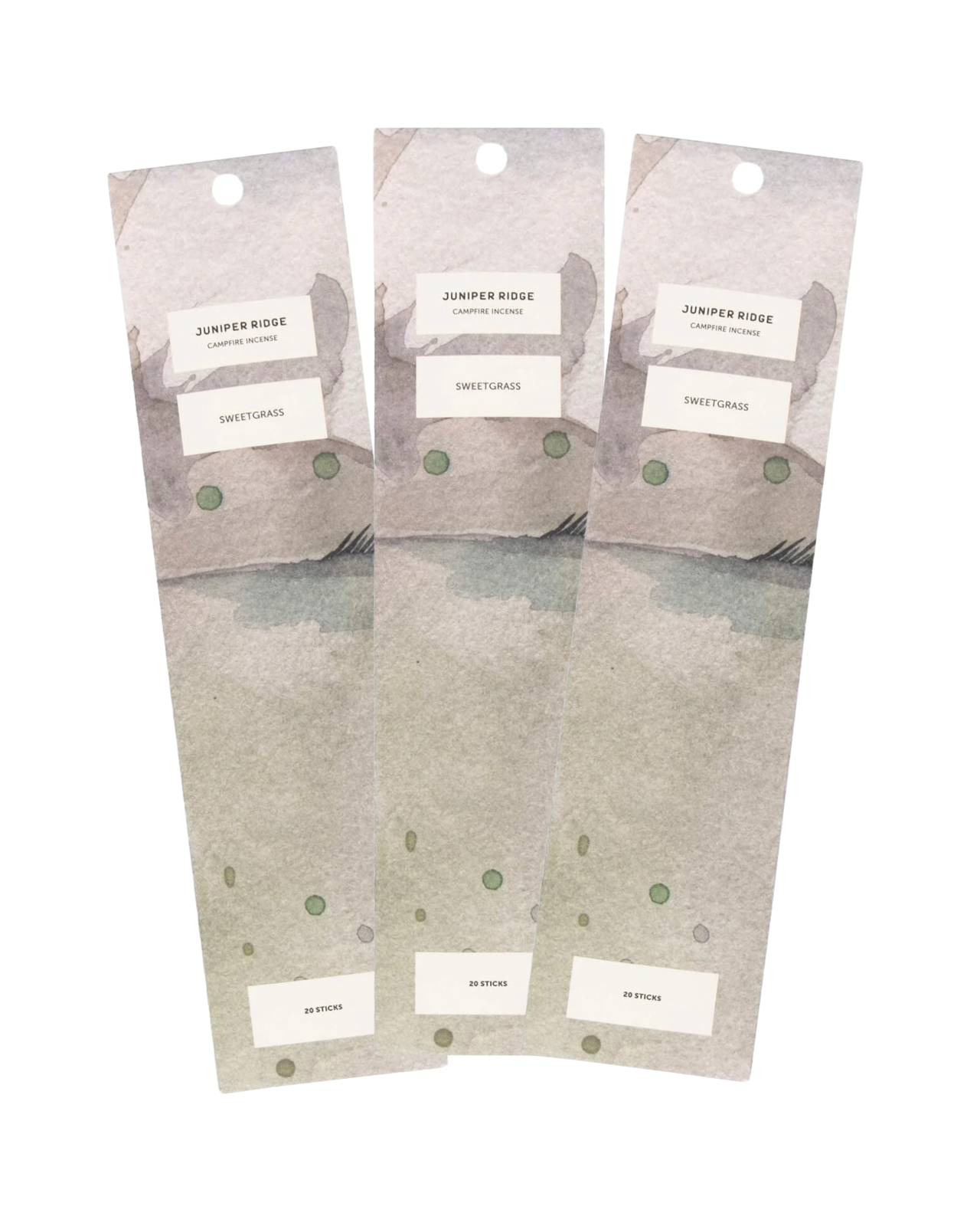 Juniper Ridge Sweetgrass Campfire Incense 20 Sticks 3-Pack SpadezStore