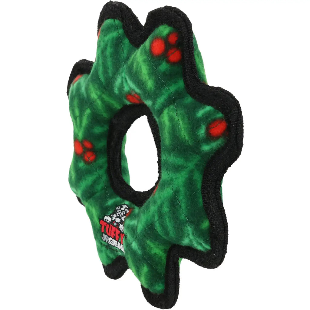 Tuffy Holiday Junior Gear Ring Wreath SpadezStore