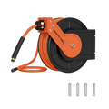 Giraffe Tools Retractable Air Hose Reel-Alloy Steel Reel-3/8in 25ft-50ft SpadezStore