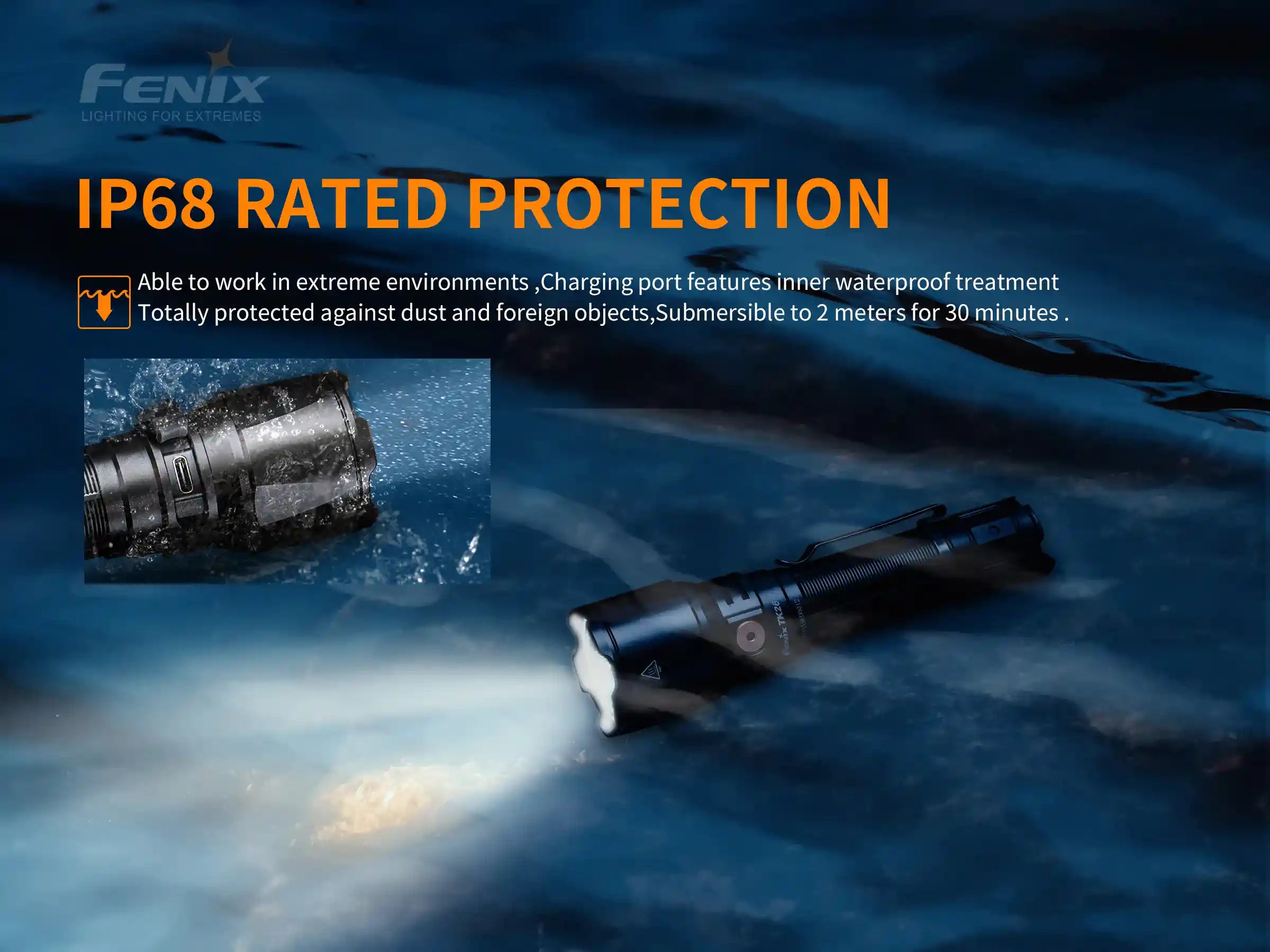 Fenix TK26R Tactical LED Flashlight - 1500 Lumens SpadezStore