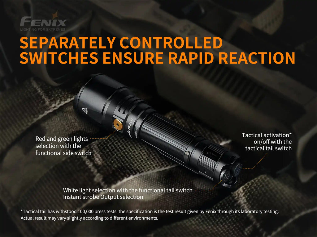 Fenix TK26R Tactical LED Flashlight - 1500 Lumens SpadezStore