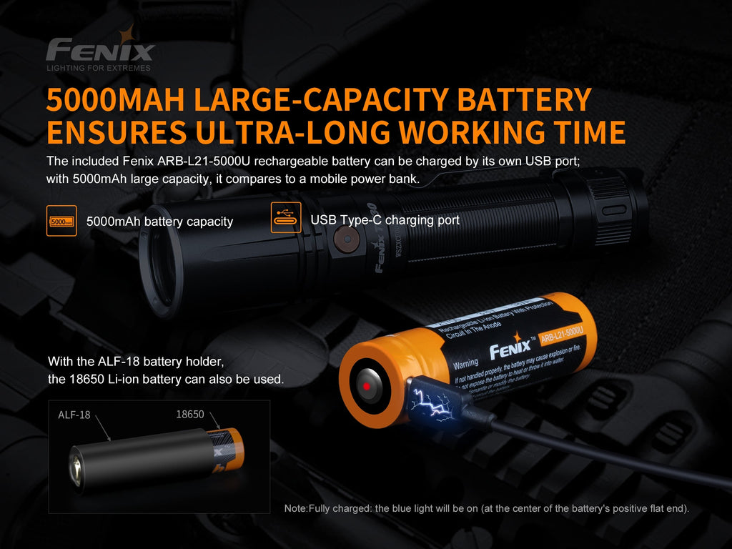 Fenix TK30 White Laser LED Flashlight SpadezStore