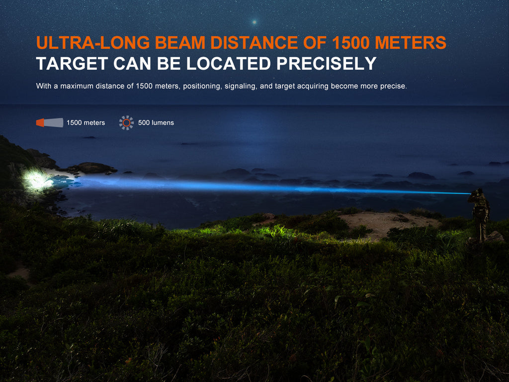 Fenix TK30R Tactical White Laser Rechargeable Flashlight SpadezStore