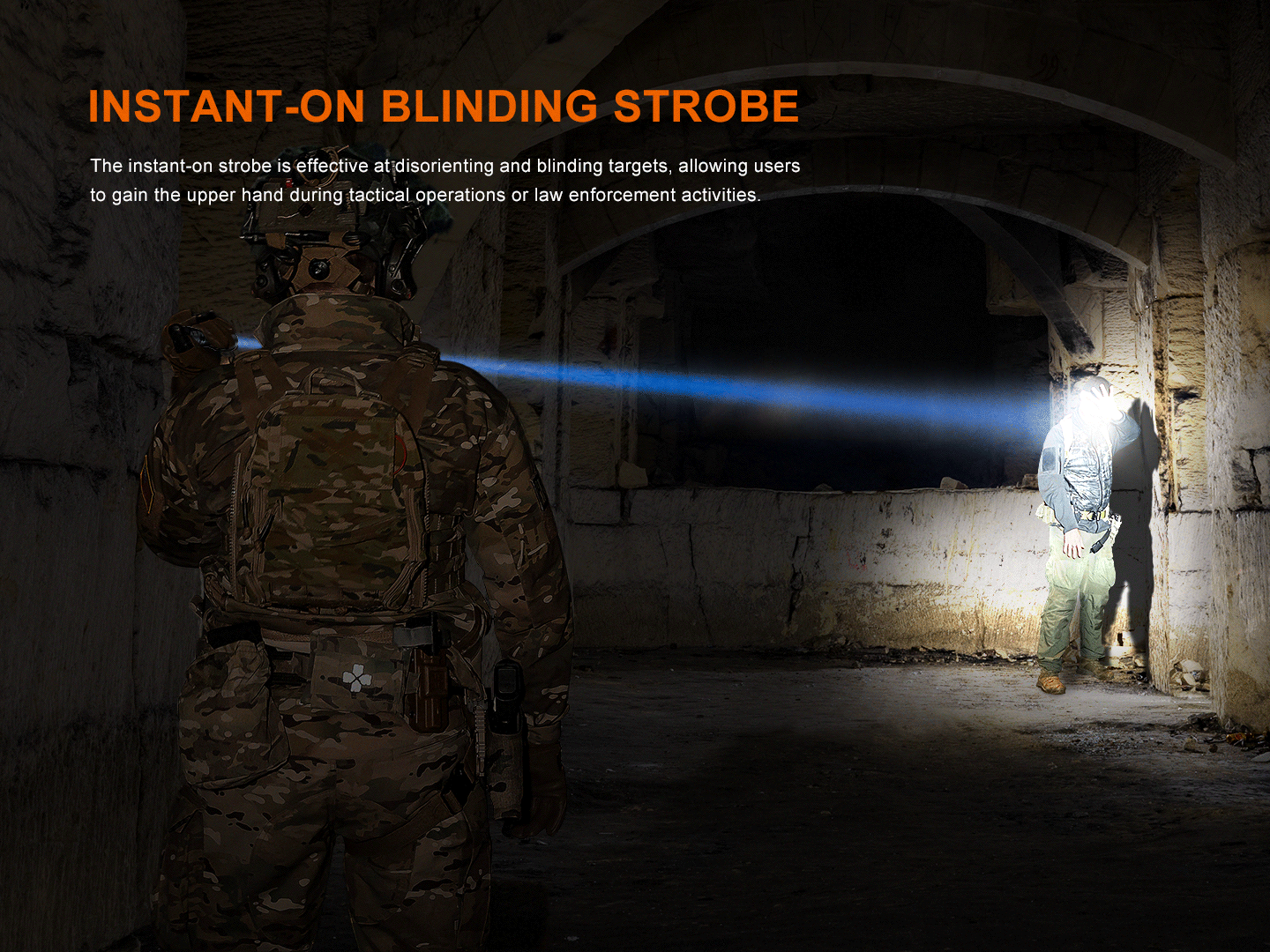 Fenix TK30R Tactical White Laser Rechargeable Flashlight SpadezStore