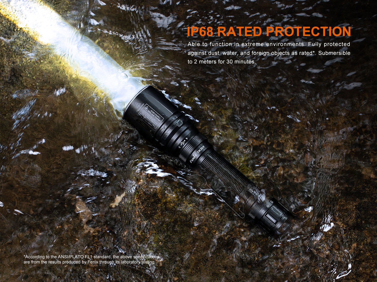Fenix TK30R Tactical White Laser Rechargeable Flashlight SpadezStore