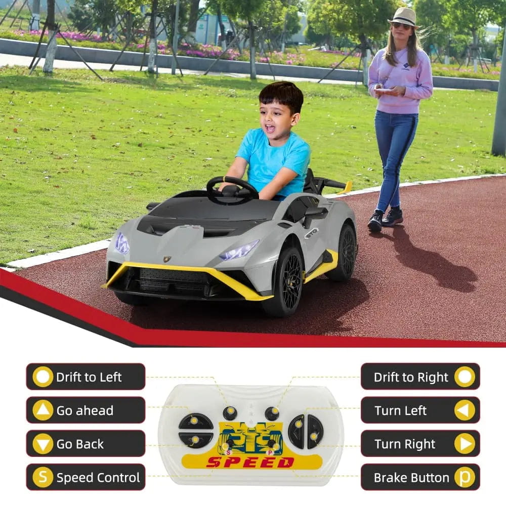 TOBBI 24V Licensed Lamborghini sto Electric Kids Ride On Car