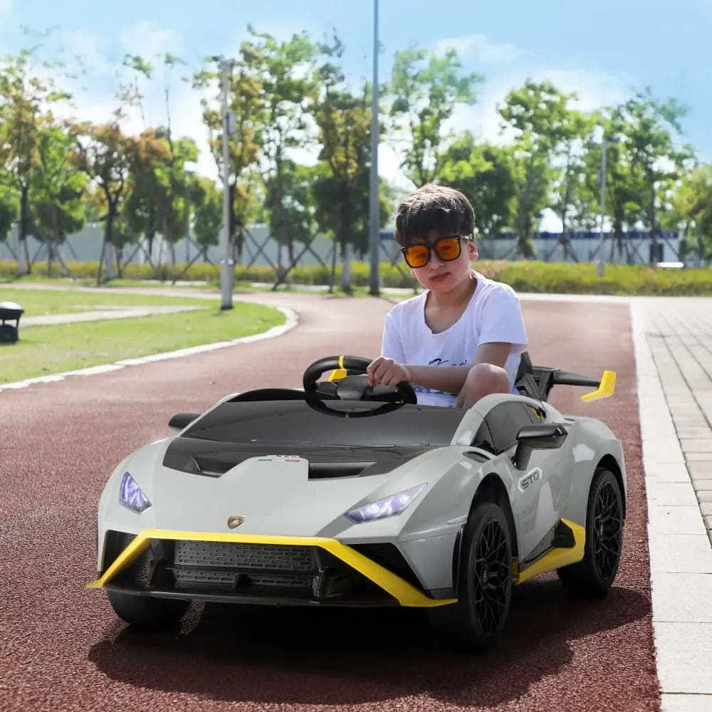 TOBBI 24V Licensed Lamborghini sto Electric Kids Ride On Car