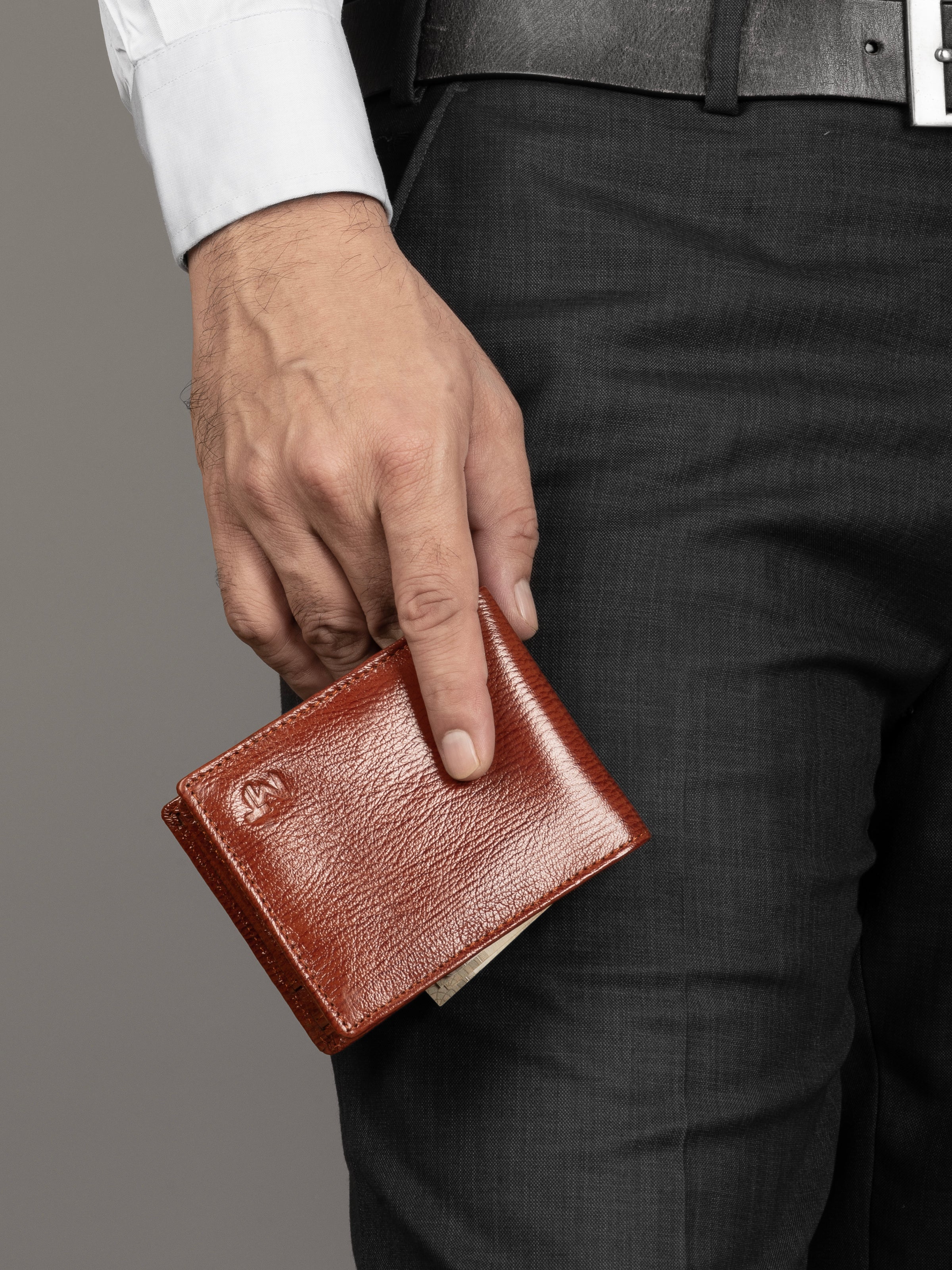 Classy Leather Bags Tan Classic Men's Wallet SpadezStore
