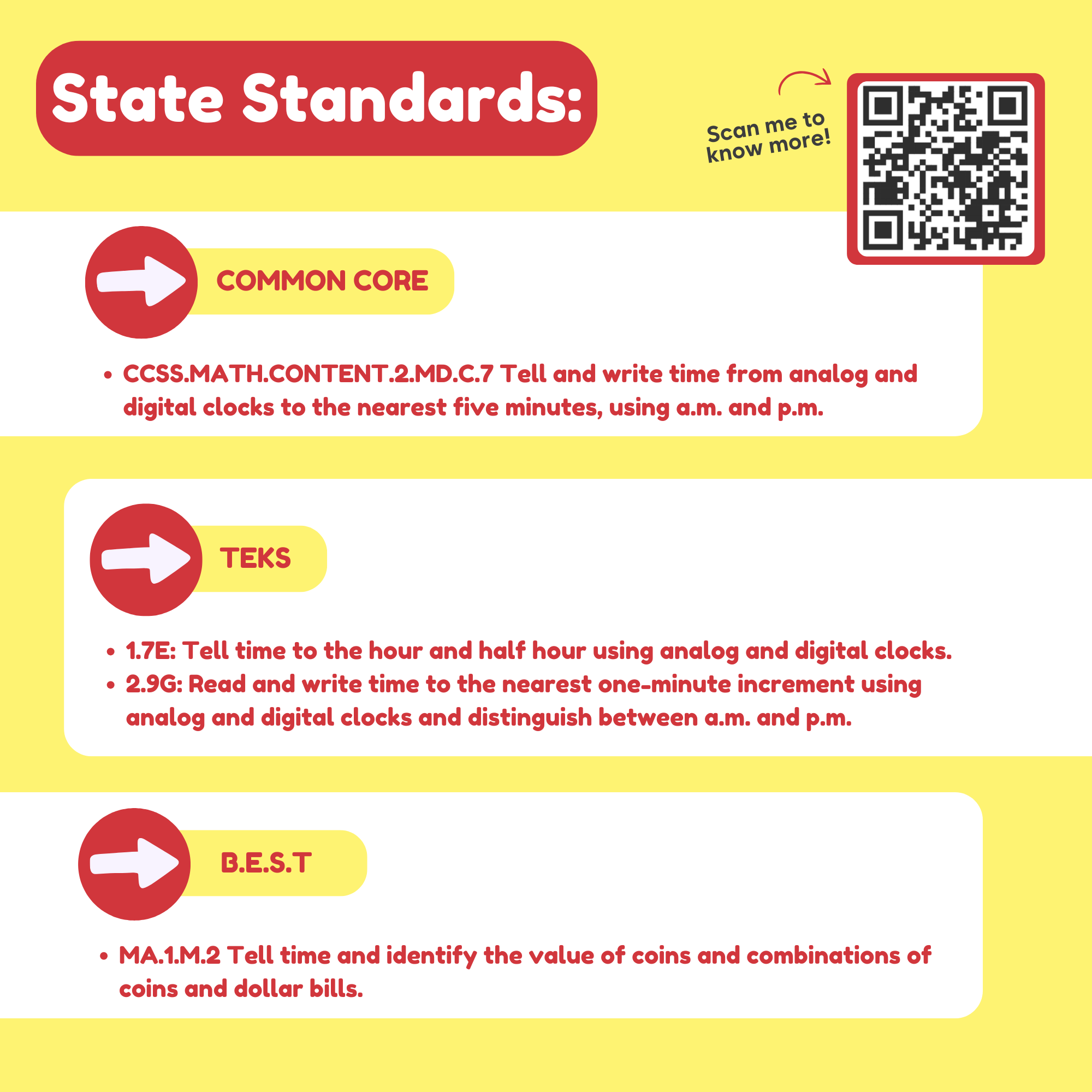 The Fidget Games Telling Time Card Pack SpadezStore