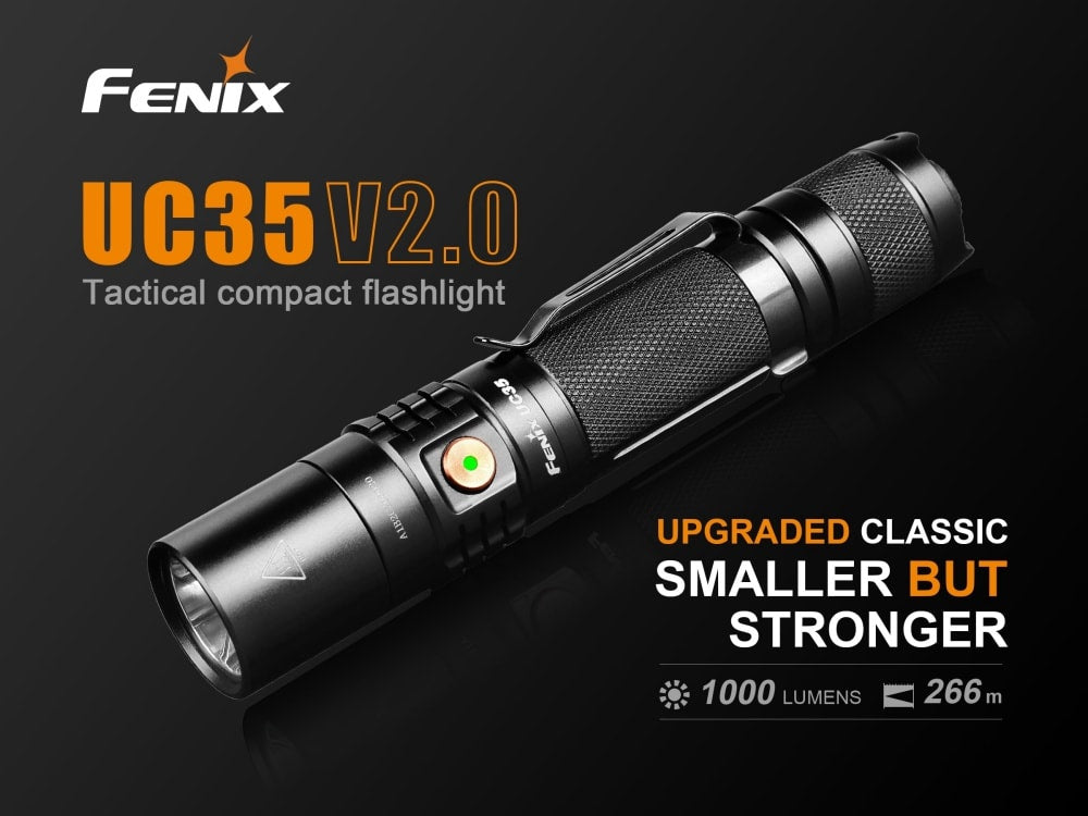 Fenix UC35 V2.0 LED Rechargeable EDC Flashlight SpadezStore