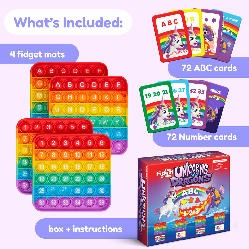 The Fidget Games Unicorns Vs. Dragons! SpadezStore