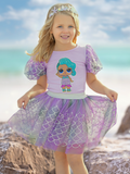 Mia Belle Girls L.O.L. SURPRISE! Splash Queen Mermaid Tutu Skirt Set SpadezStore