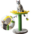 Catry Cat Sunflower Tree Bed - Sisal Covered 2 in 1 Climbing Activity Tower SpadezStore