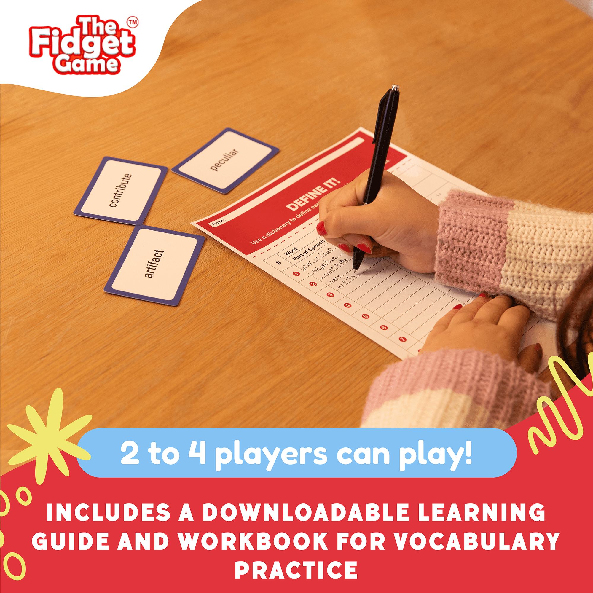 The Fidget Games The Vocabulary Game SpadezStore