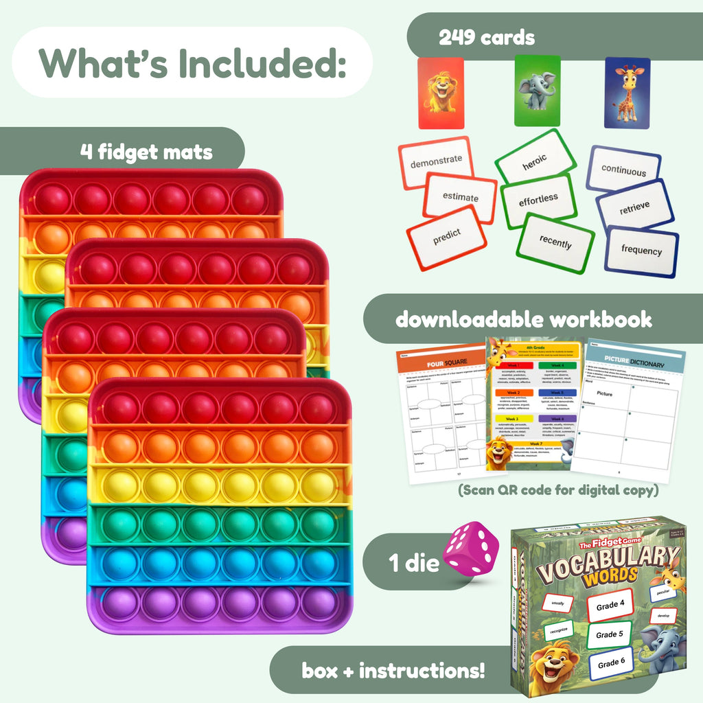 The Fidget Games The Vocabulary Game