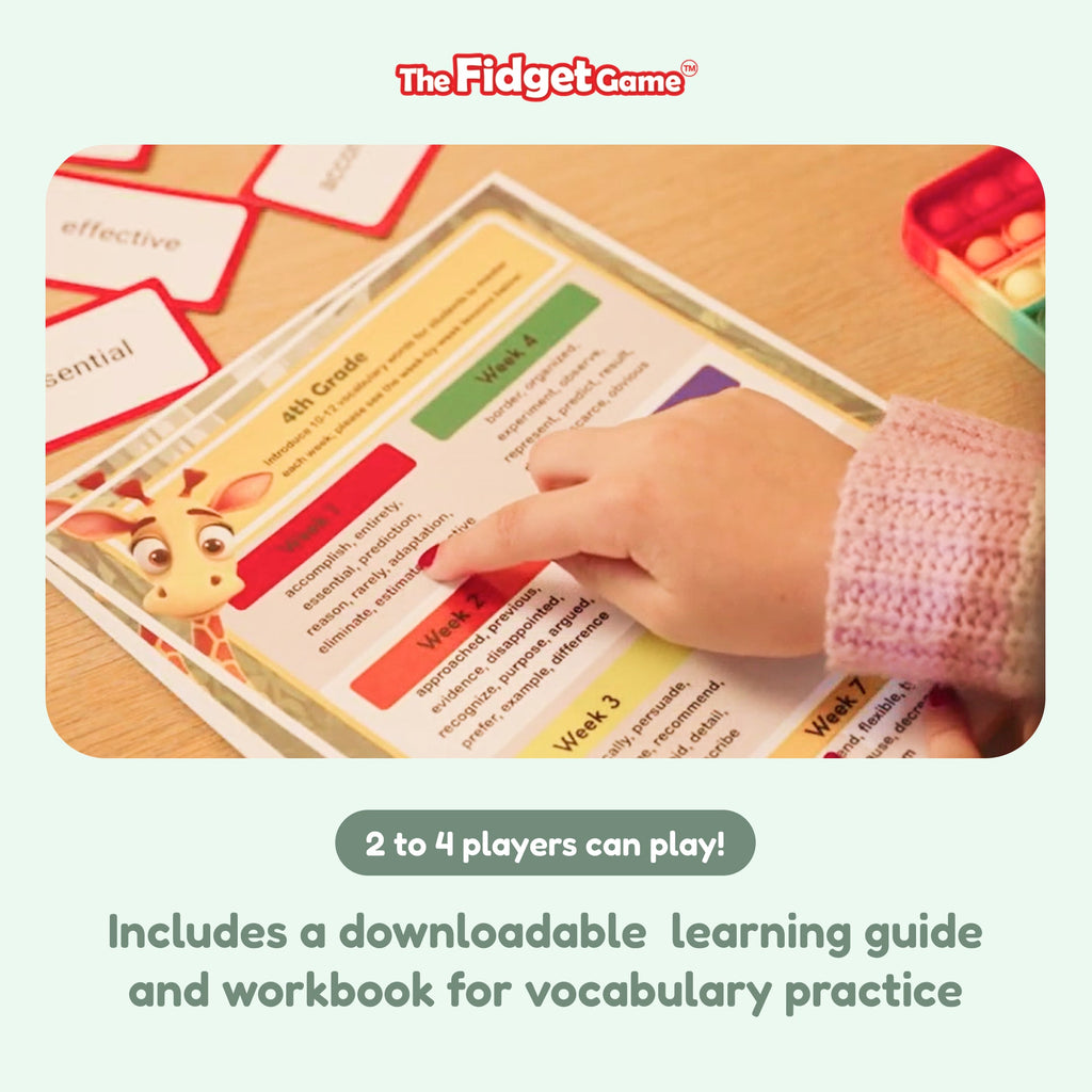 The Fidget Games The Vocabulary Game