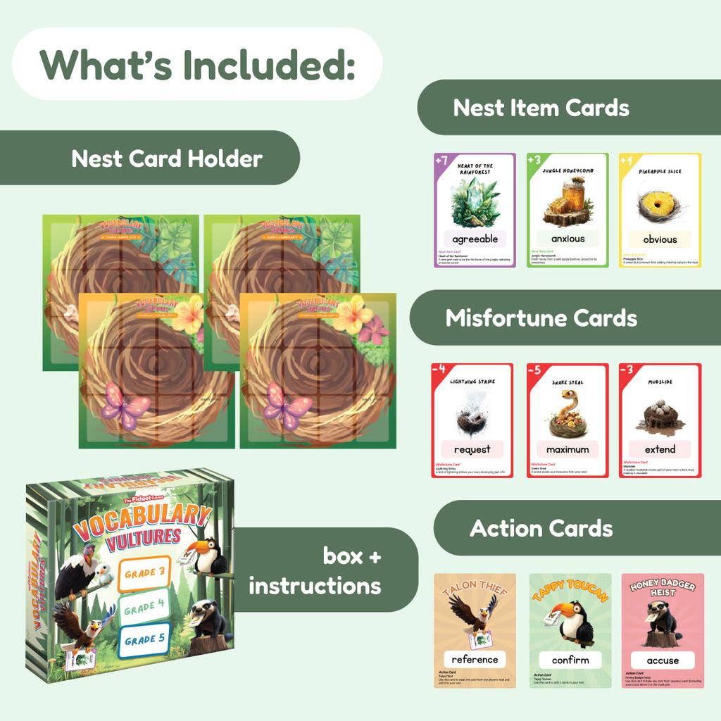 The Fidget Games Vocabulary Vultures