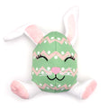 The Worthy Dog Green Easter Egg Bunny Toy SpadezStore