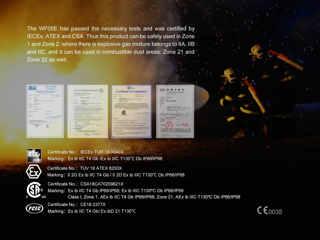 Fenix WF05E Intrinsically Safe Flashlight SpadezStore