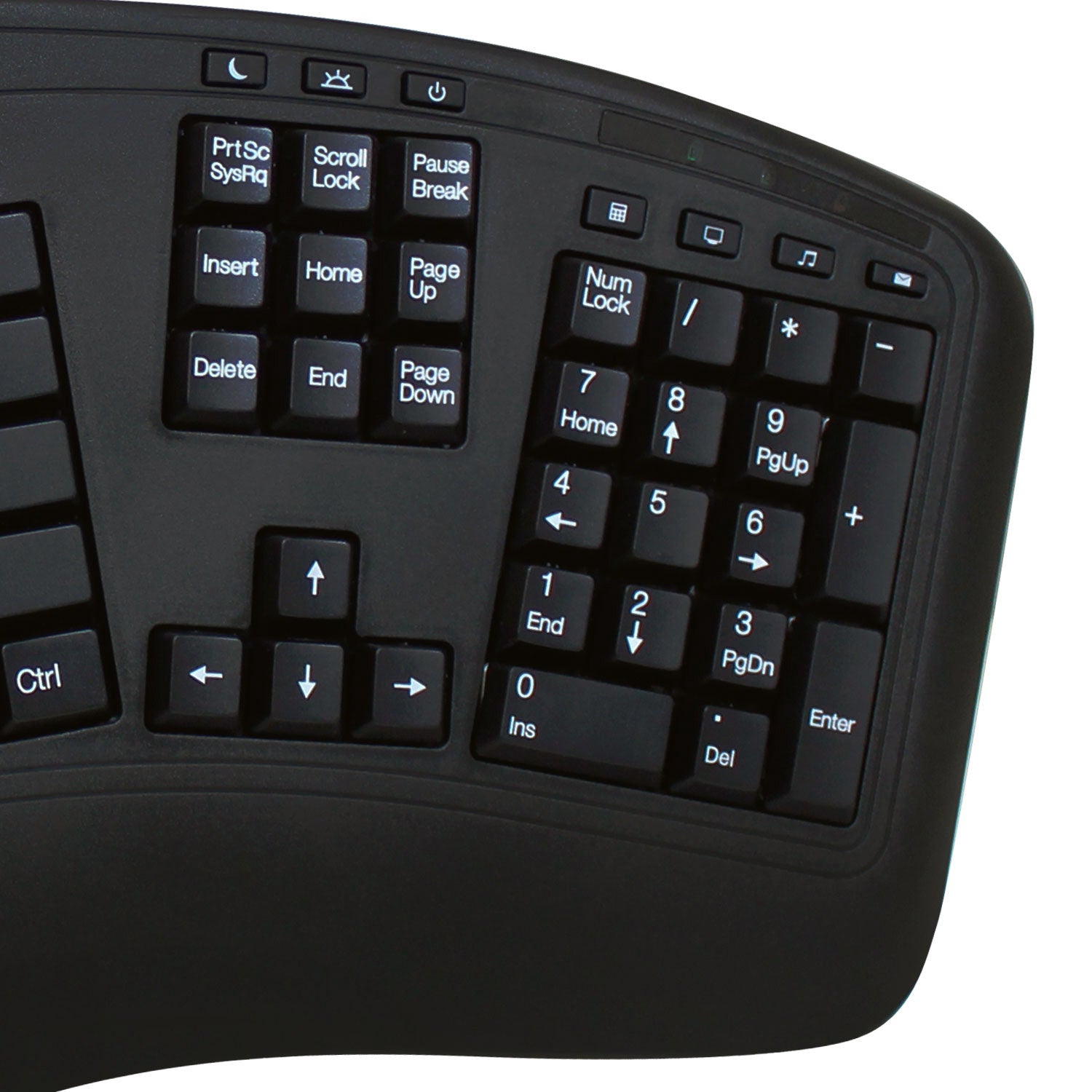 Adesso Tru-Form Media 1500 - Wireless Ergonomic Keyboard and Laser Mouse SpadezStore