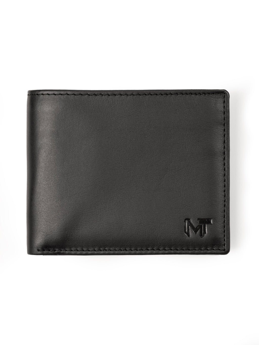 Classy Leather Bags Wealth Ward Black Bi-folded Wallet