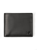 Classy Leather Bags Wealth Ward Black Bi-folded Wallet