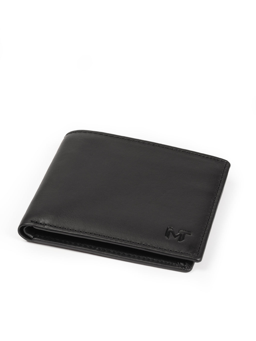 Classy Leather Bags Wealth Ward Black Bi-folded Wallet