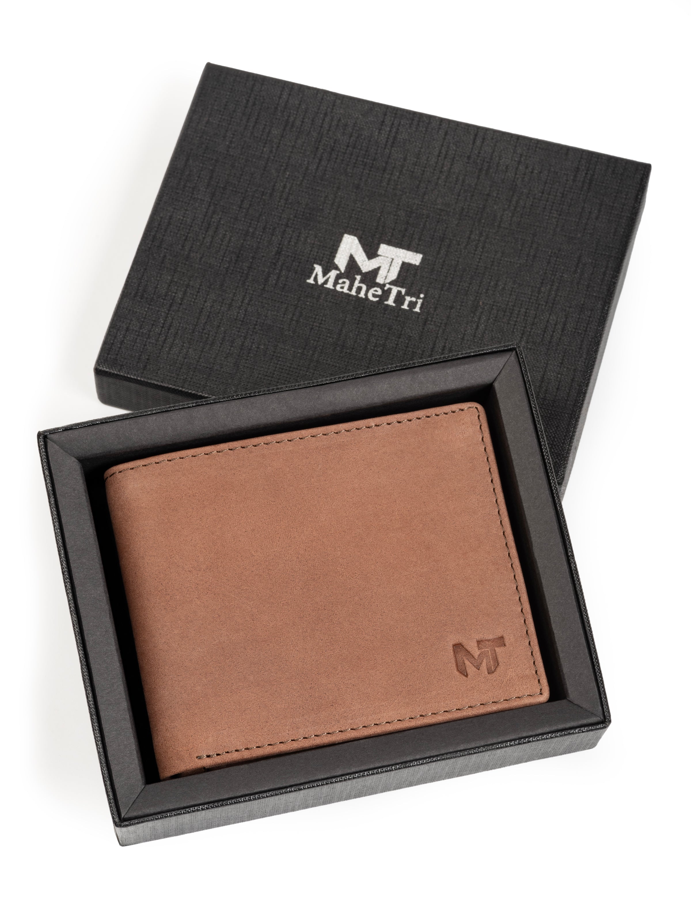 Classy Leather Bags Tan Brown Slate Wallet - Mat finish