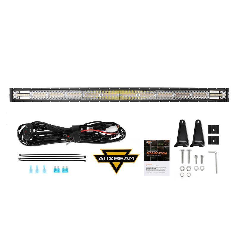 Auxbeam 6 Modes Series Amber and White LED Light Bars