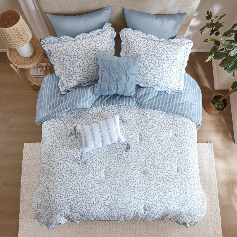 Madison Park Darcy 5 Piece Print Comforter Set SpadezStore