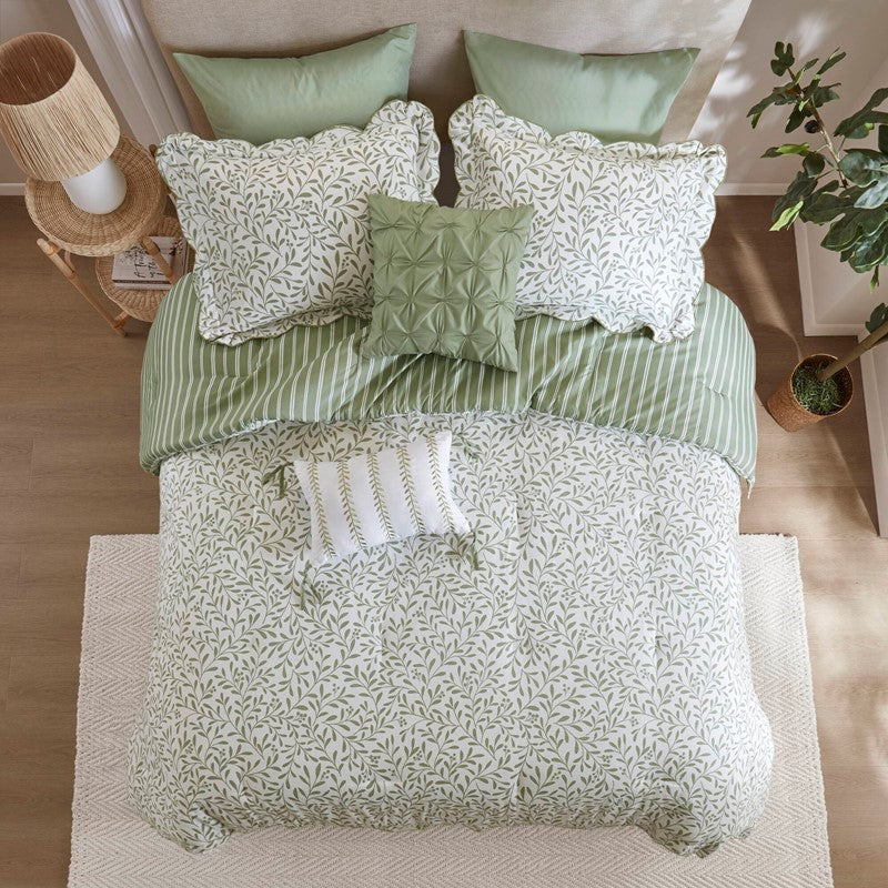 Madison Park Darcy 5 Piece Print Comforter Set SpadezStore