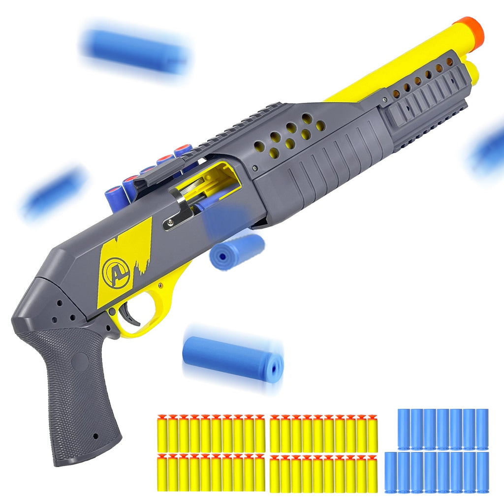 AGM MASTECH Tactical Shotgun Toy – Realistic Foam Dart Blaster for Backyard Adventures