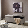 Madison Park Ashcroft Dual Compartment Flip-Top Storage Bench SpadezStore