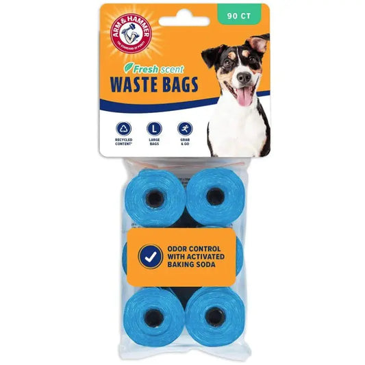 Arm and Hammer Dog Waste Refill Bags Fresh Scent Blue SpadezStore