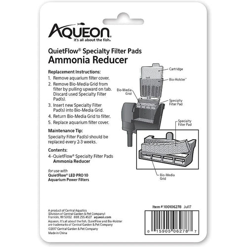 Aqueon Ammonia Reducer for QuietFlow LED Pro Power Filter 10 SpadezStore