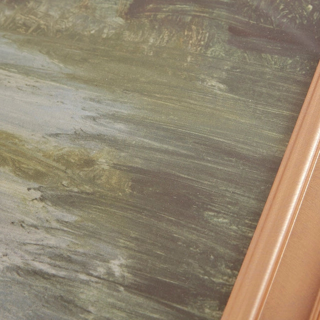 Martha Stewart Estuary Abstract Landscape Framed Glass Wall Art SpadezStore