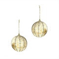 Perfect Holiday 10CM BALL WITH STUD ACCENTS 2 PCS SpadezStore