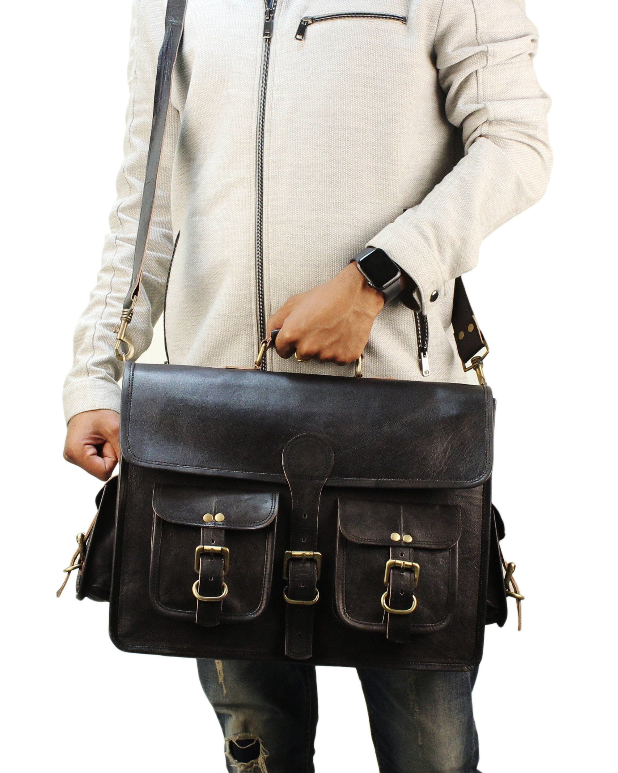 Classy Leather Bags The Vintage Black SpadezStore