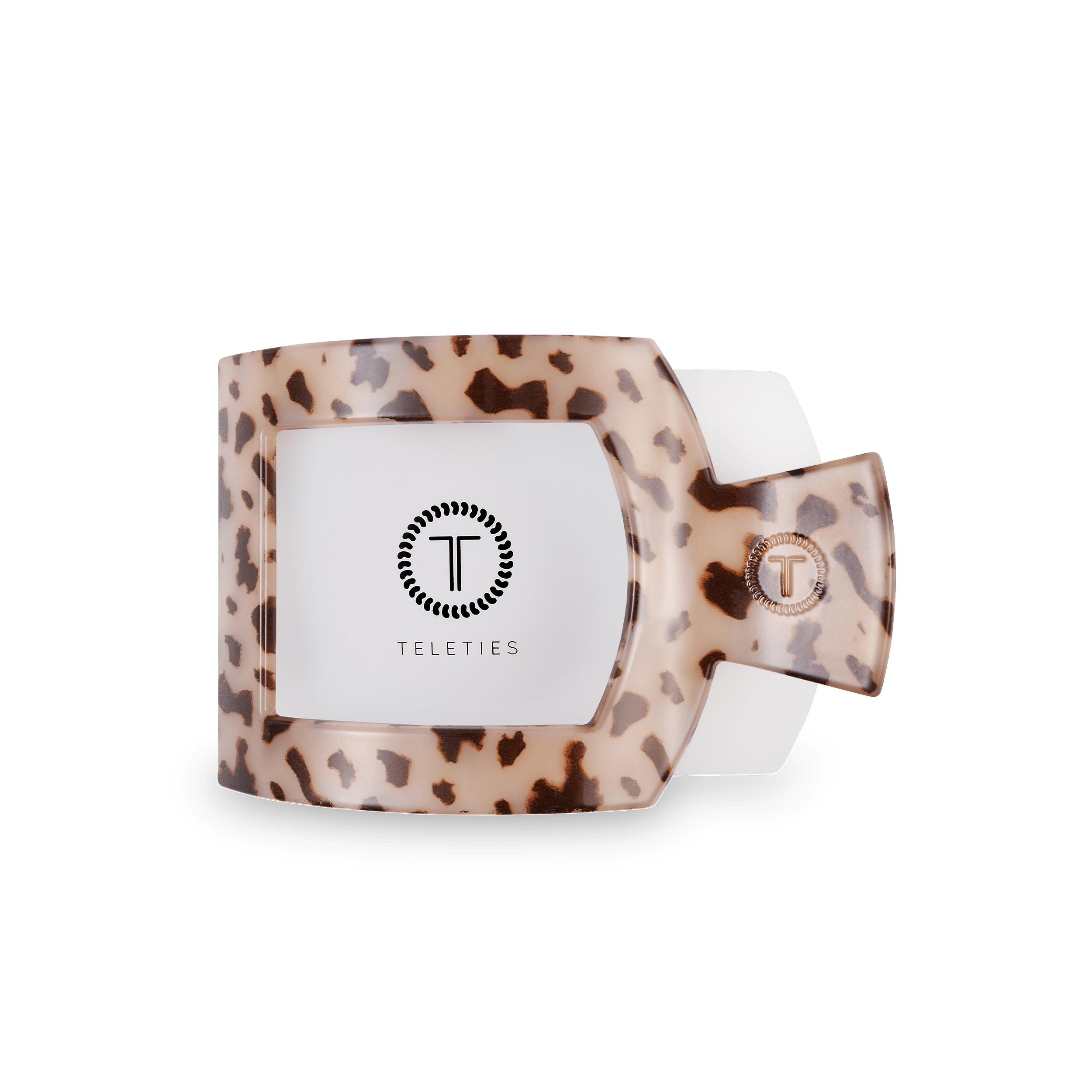 Blonde Tortoise Medium Flat Square Hair Clip SpadezStore