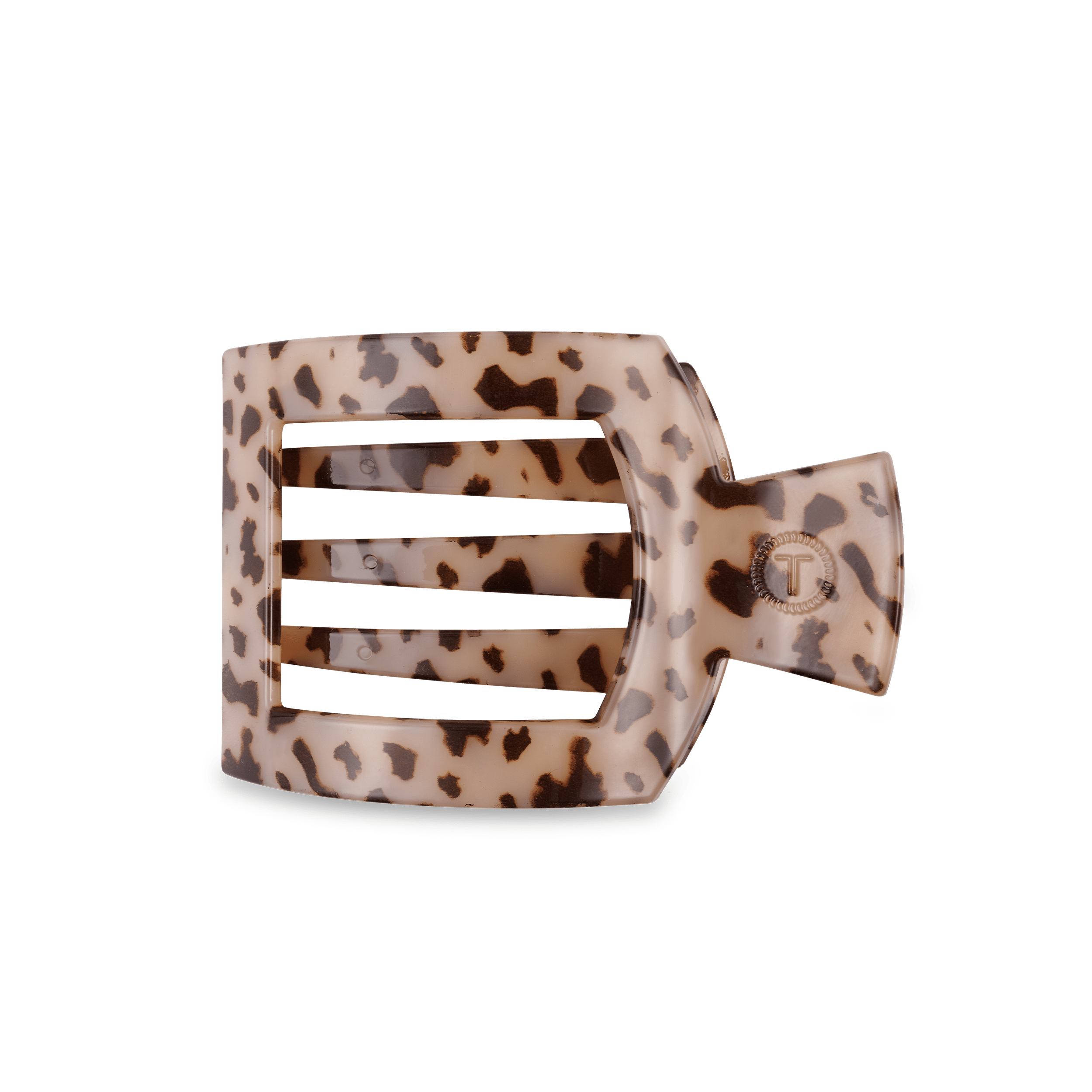 Blonde Tortoise Medium Flat Square Hair Clip SpadezStore