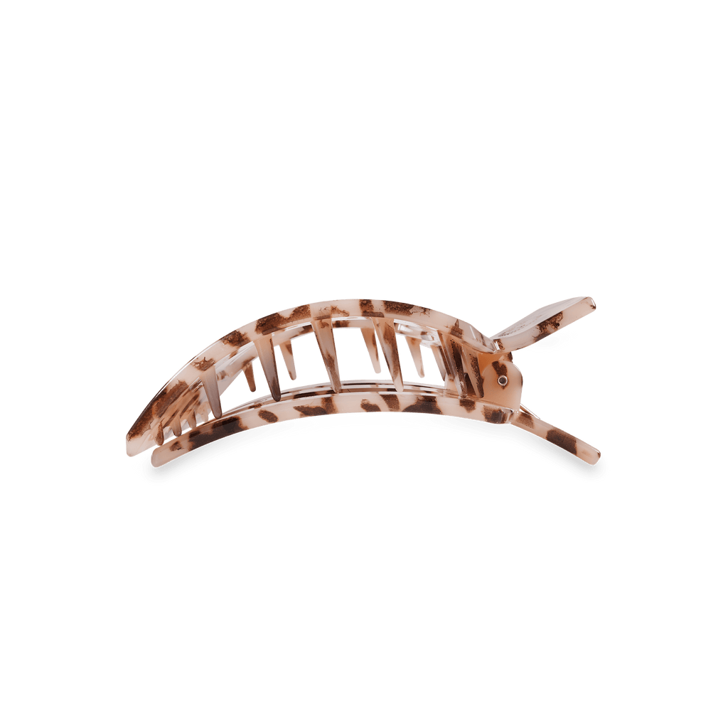 Blonde Tortoise Medium Flat Square Hair Clip SpadezStore
