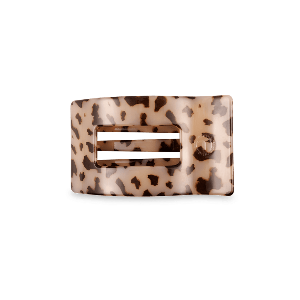 Blonde Tortoise Small Flat Rectangle Hair Clip SpadezStore
