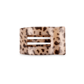 Blonde Tortoise Small Flat Rectangle Hair Clip SpadezStore