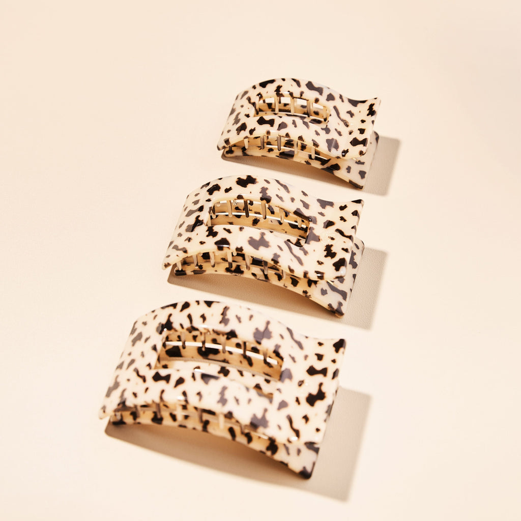 Blonde Tortoise Small Flat Rectangle Hair Clip SpadezStore