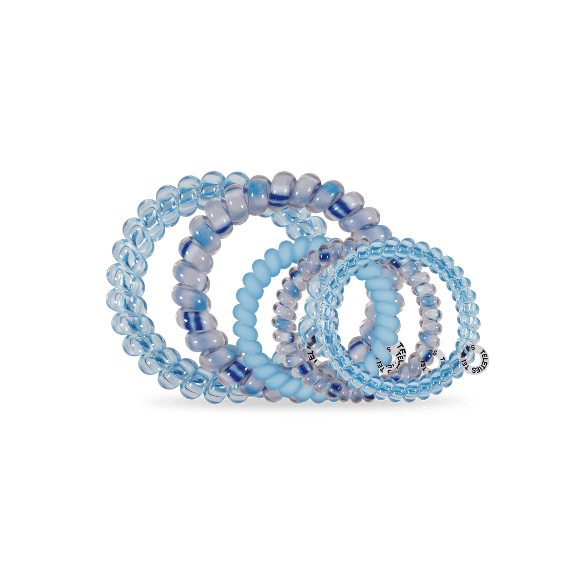 TELETIES Blue Lagoon Mix Pack Hair Ties