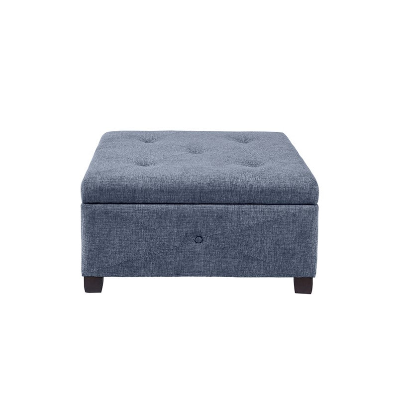 Madison Park Della Soft Close Storage Ottoman SpadezStore