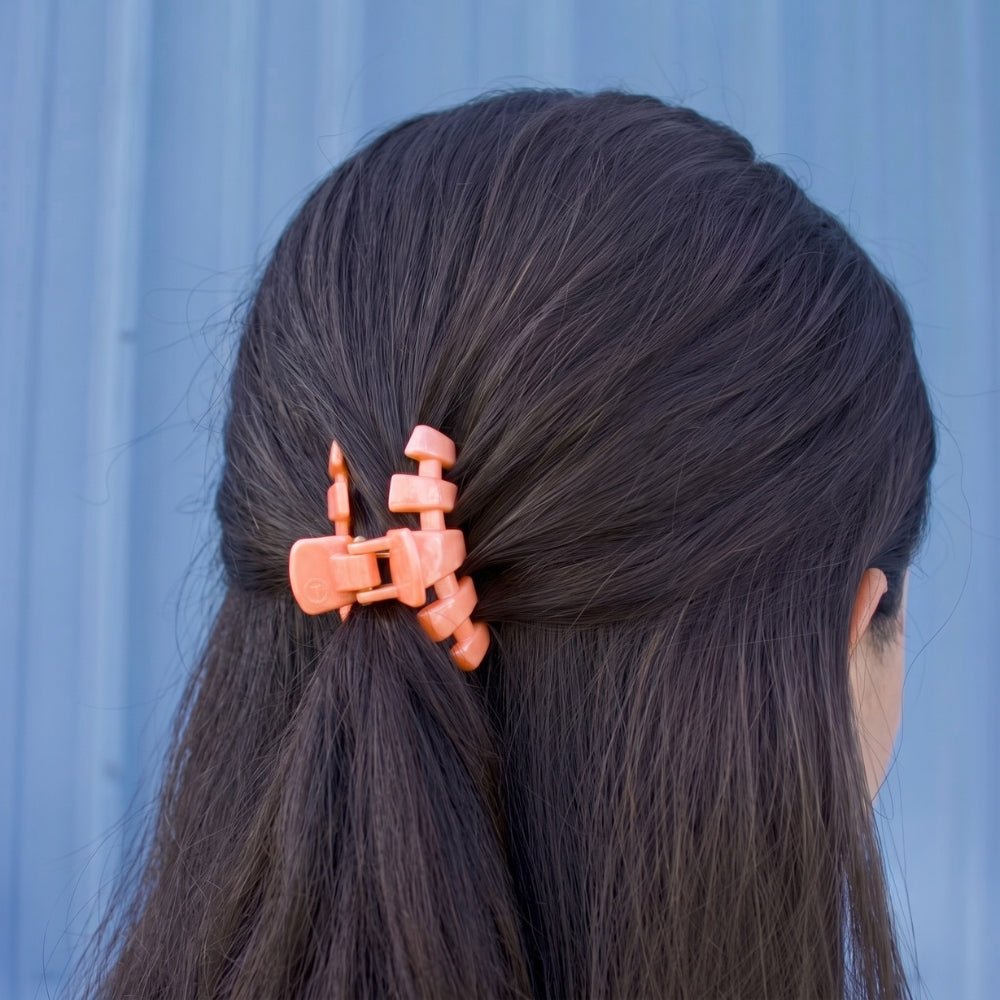 TELETIES Classic Dreamsicle Tiny Claw Clip