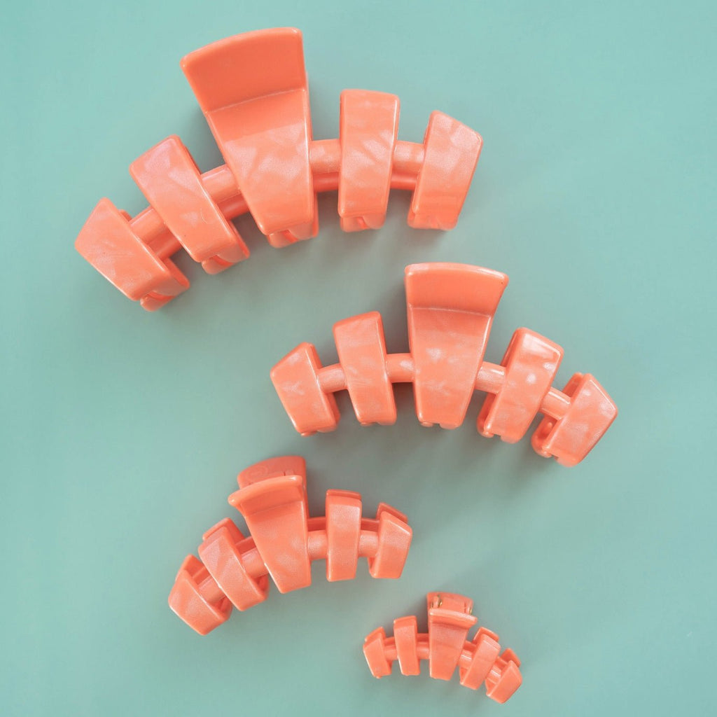 TELETIES Classic Dreamsicle Tiny Claw Clip