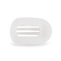 TELETIES Coconut White Medium Flat Round Hair Clip