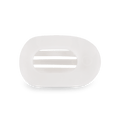 TELETIES Coconut White Small Flat Round Hair Clip